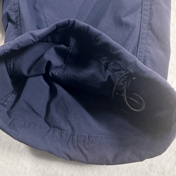 LL Bean Comfort Trail Pants Womens 8 Navy Blue Hiking Outdoors Nylon Stretch - Picture 9 of 9
